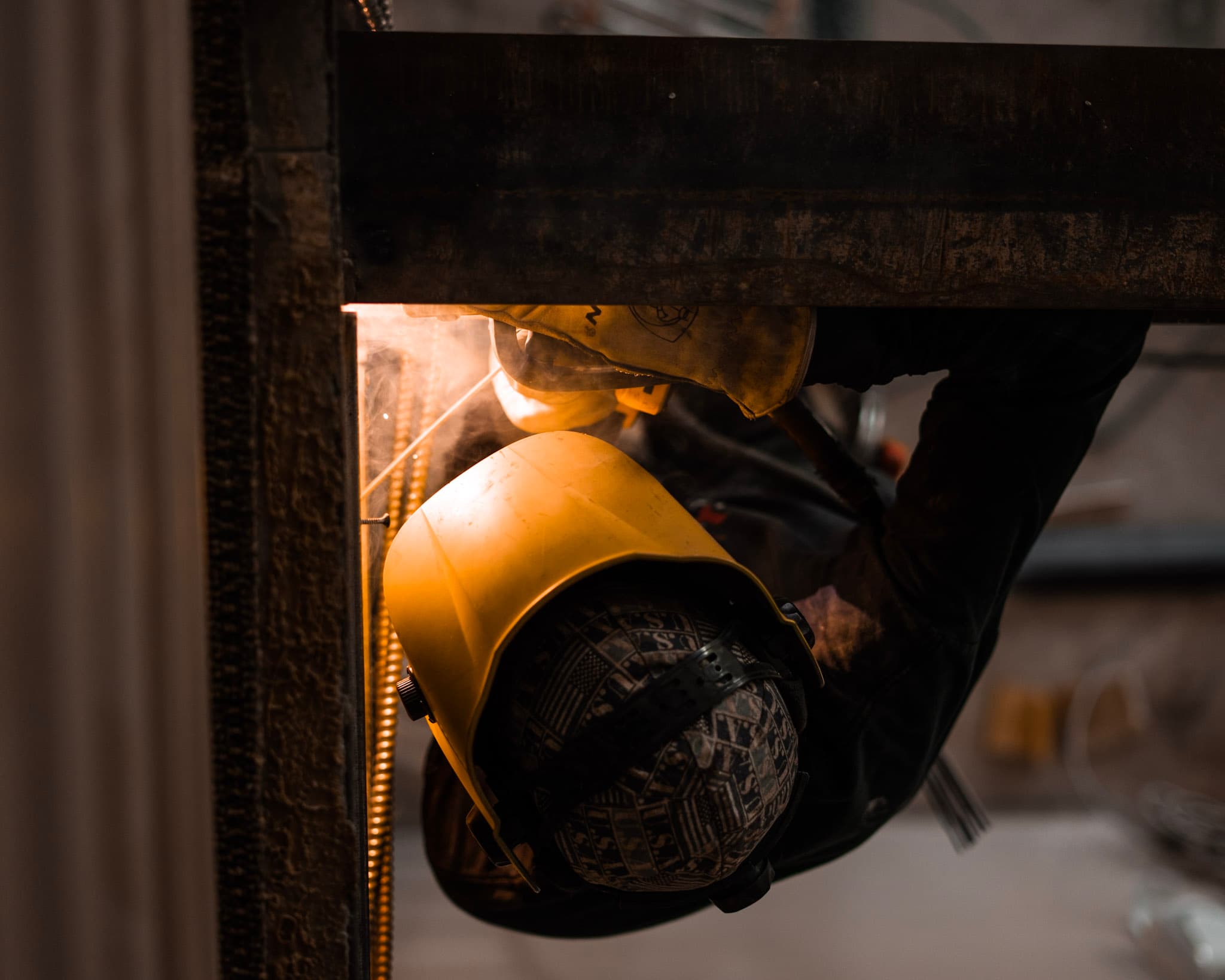 Yeti Welding workshop showcasing professional metal fabrication equipment and precision craftsmanship in action